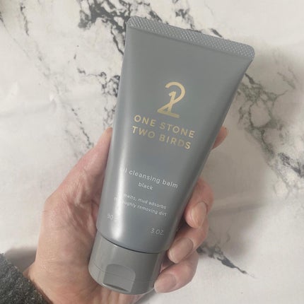 オイルクレンジングバーム ブラック/ONE STONE TWO BIRDS/クレンジングバームを使ったクチコミ(1枚目)