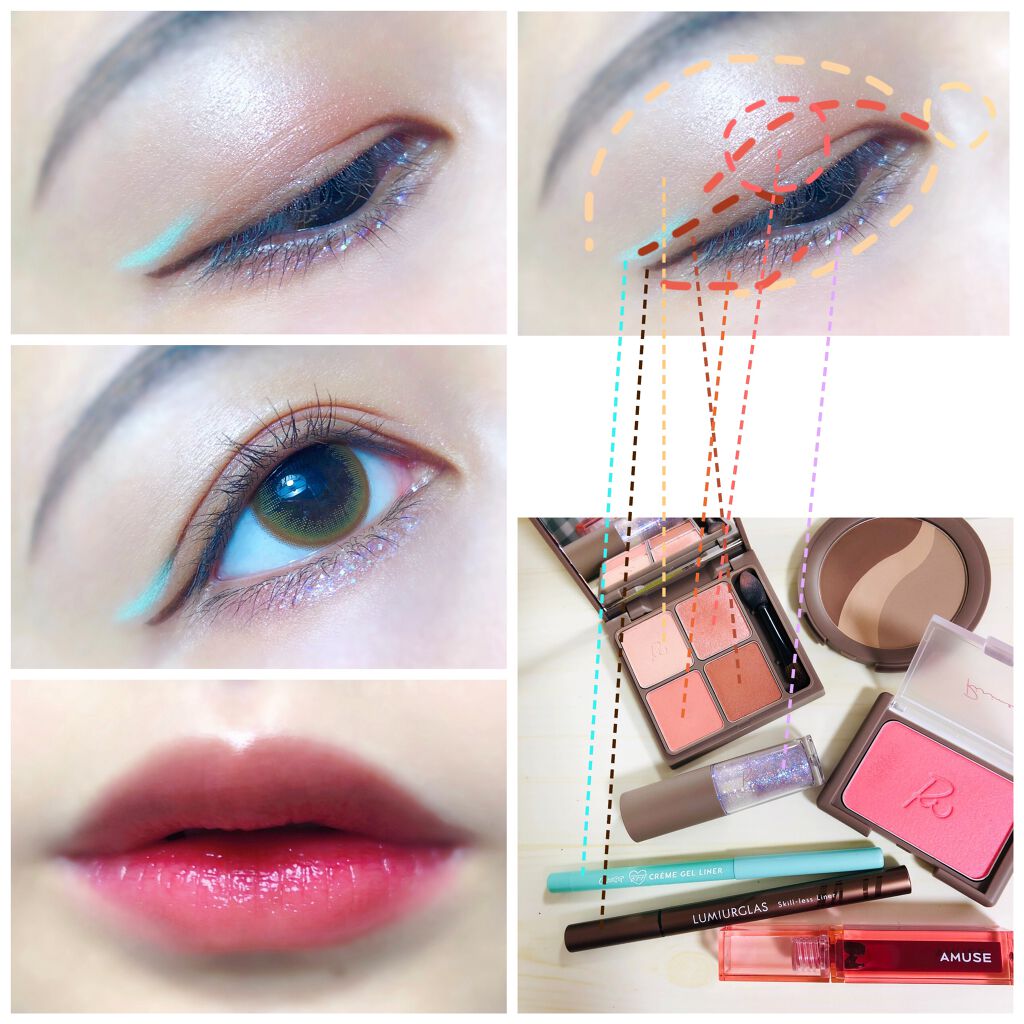 インザミラーアイパレット/Ririmew/アイシャドウパレットを使ったクチコミ（1枚目）