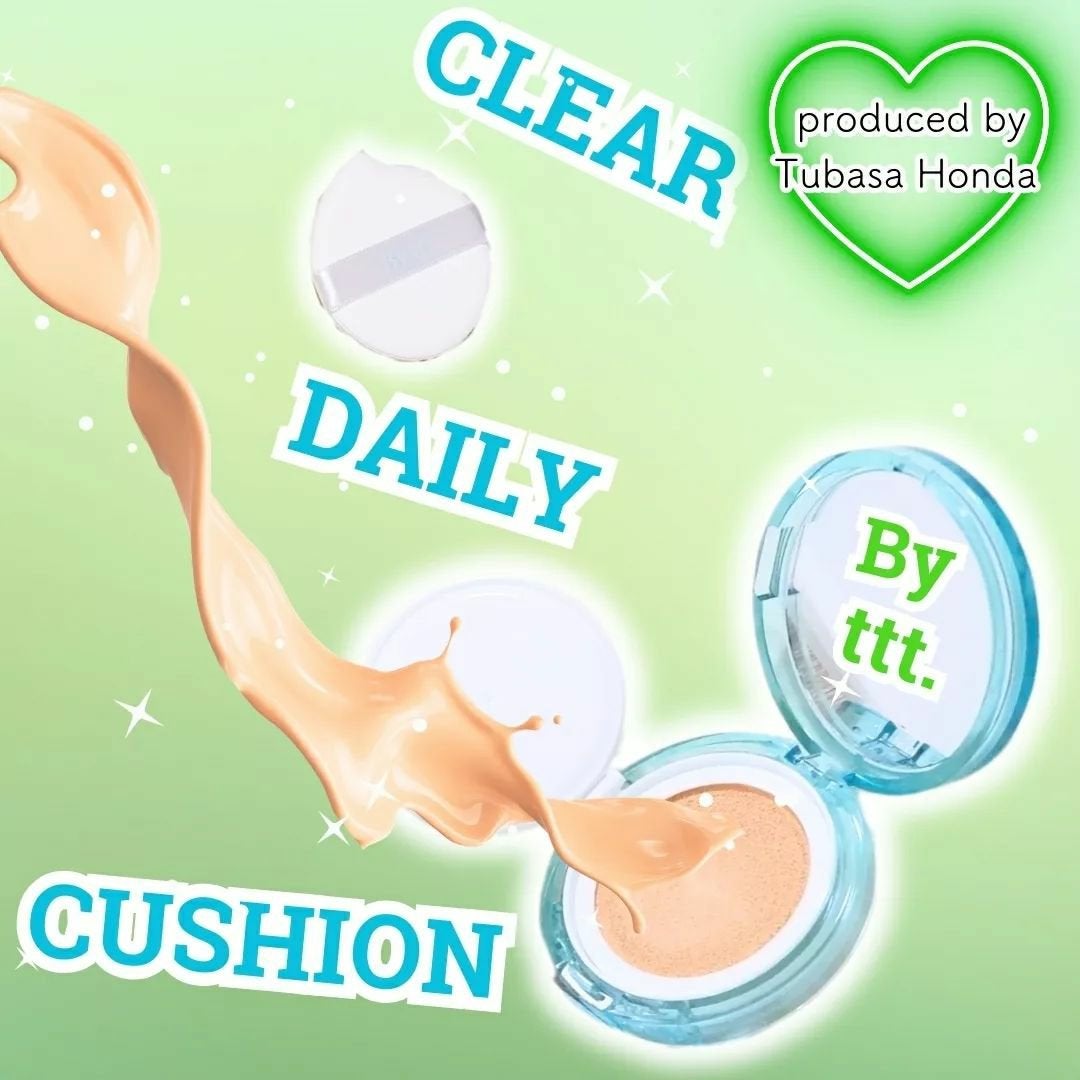 クリアデイリークッション/By ttt./クッションファンデーションを使ったクチコミ(1枚目)