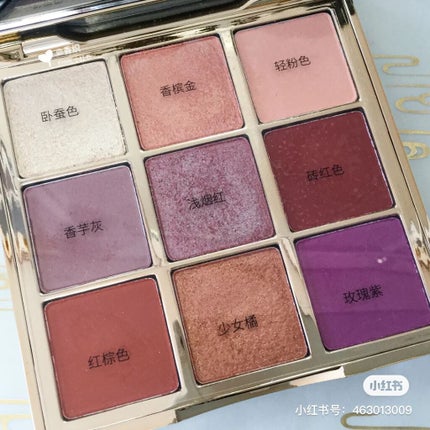 長相思シリーズ 9色アイシャドウパレット/CATKIN/アイシャドウパレットを使ったクチコミ(2枚目)