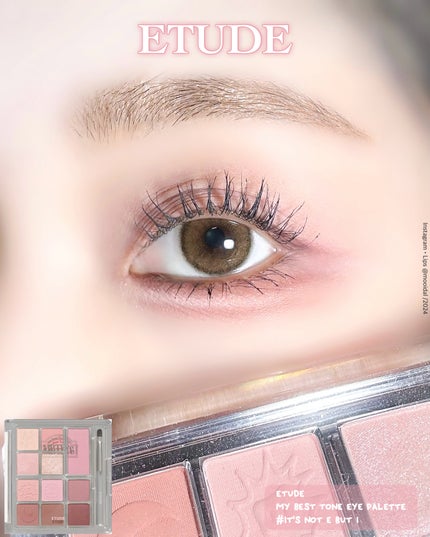 マイベストトーンアイパレット/ETUDE/アイシャドウパレットを使ったクチコミ(1枚目)