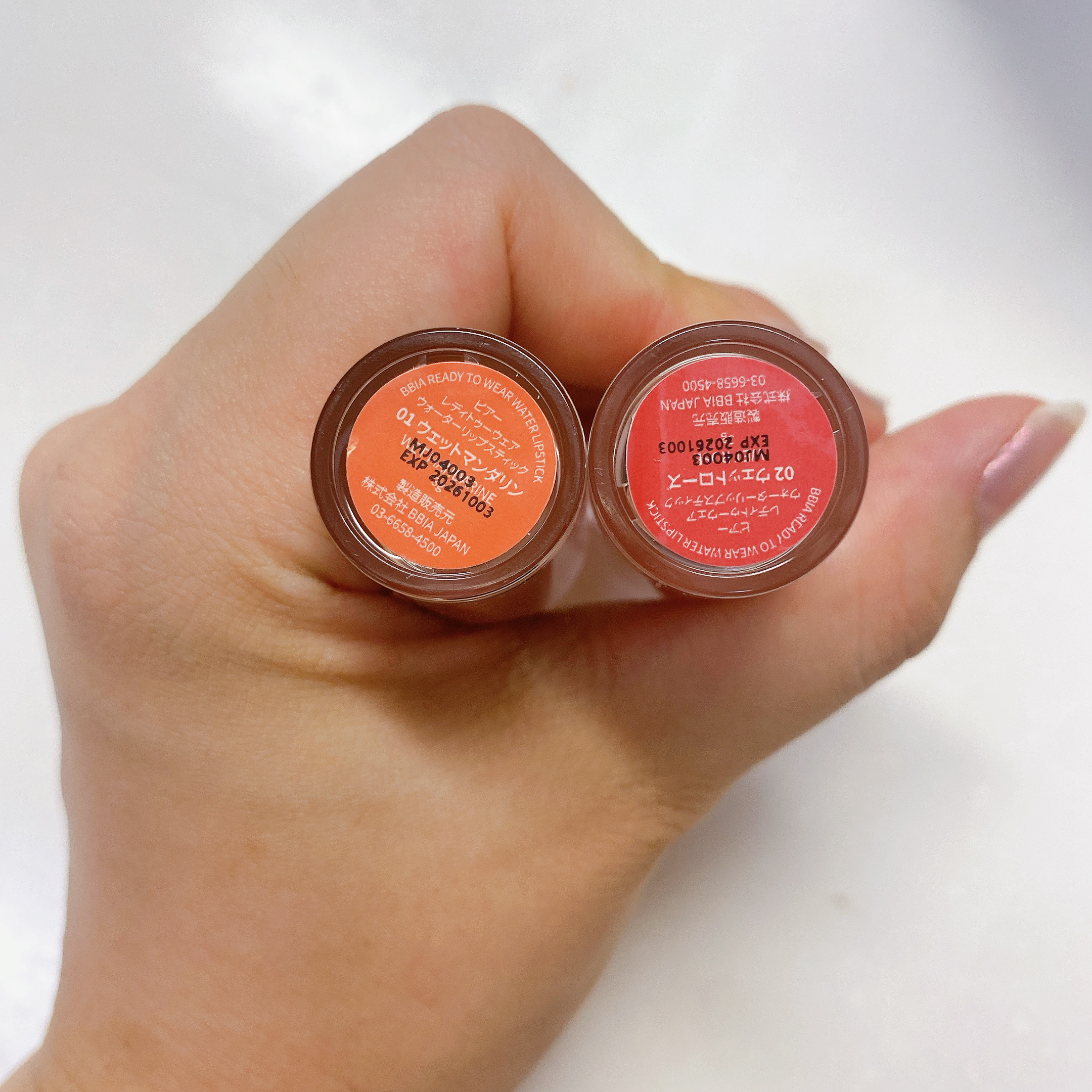 レディートゥーウェアウォーターリップスティック 02 ウェットローズ/BBIA/口紅を使ったクチコミ（3枚目）