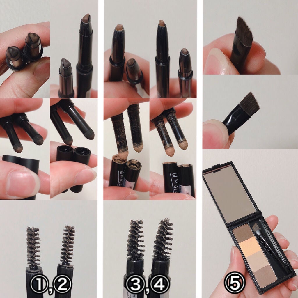 UR GLAM 3WAY EYEBROW PENCIL(3WAYアイブロウペンシル)/U R GLAM/アイブロウペンシルを使ったクチコミ(3枚目)