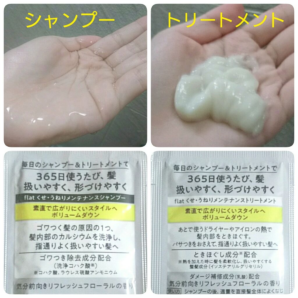 くせ・うねりメンテナンスシャンプー&トリートメント(モイスト&モイスト)/エッセンシャル flat/シャンプー・コンディショナーを使ったクチコミ(2枚目)