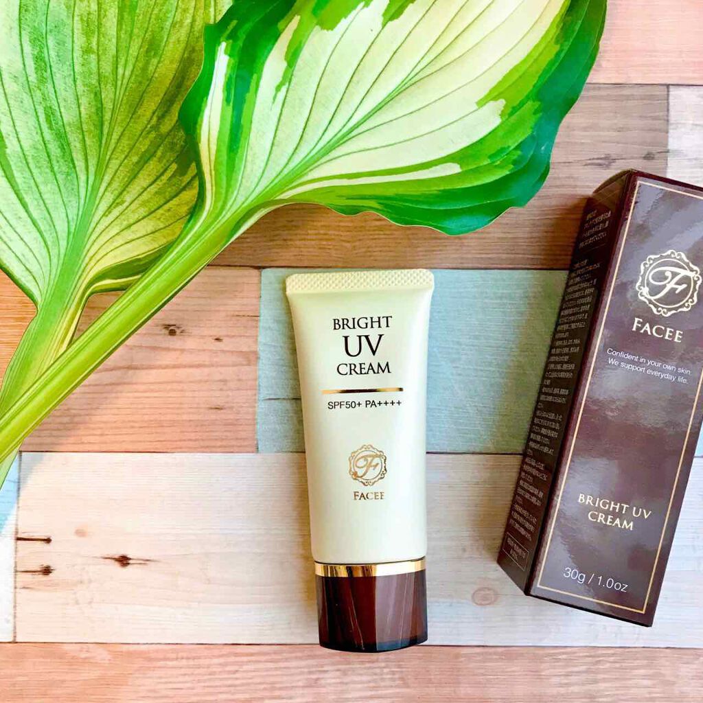 ブライトUVクリーム/Facee/日焼け止めクリームを使ったクチコミ（1枚目）