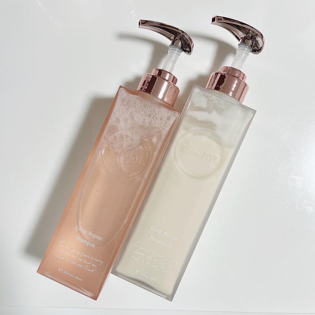 プルント ディープリペア美容液シャンプー／トリートメント/Purunt./市販シャンプーを使ったクチコミ（2枚目）