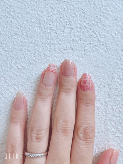 ジェルネイルシール(ハンド)/DAISO/ネイルシールを使ったクチコミ(6枚目)