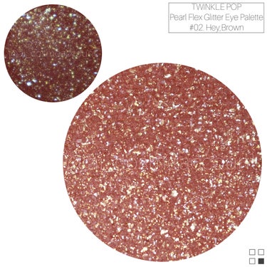 TWINKLE POP Pearl Flex Glitter Eye Palette ヘイ、ブラウン/CLIO/パウダーアイシャドウの画像