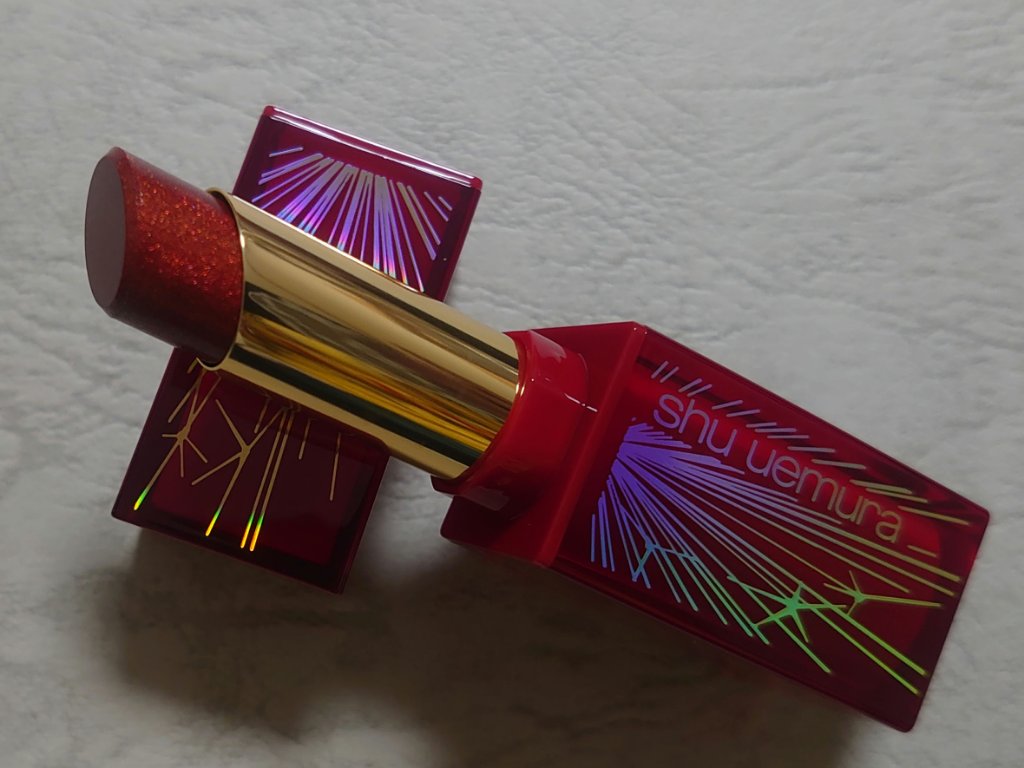 ルージュ アンリミテッド アンプリファイド ラッカー RD152 /shu uemura/口紅を使ったクチコミ（1枚目）