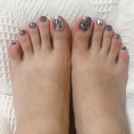 ネイルシール/Qoo10/ネイルシールを使ったクチコミ(6枚目)