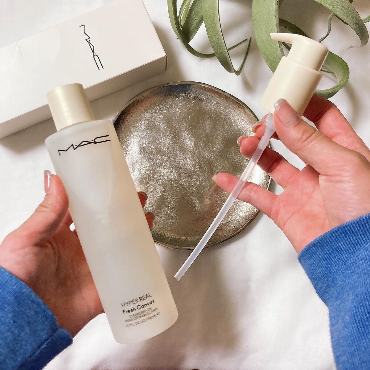 ハイパー リアル フレッシュ キャンバス クレンジング オイル/M・A・C/オイルクレンジングを使ったクチコミ(2枚目)