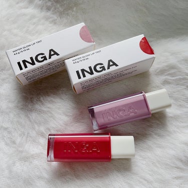 Water Glow Lip Tint/INGA/口紅を使ったクチコミ（3枚目）