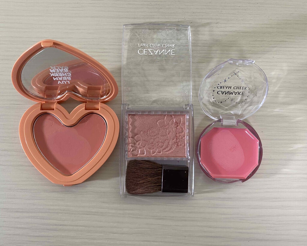 クリームチーク/キャンメイク/ジェル・クリームチークを使ったクチコミ(3枚目)