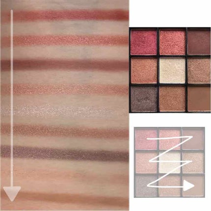 UR GLAM BLOOMING EYE COLOR PALETTE/U R GLAM/アイシャドウパレットを使ったクチコミ(3枚目)