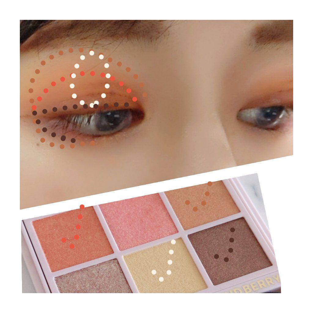 オーラクリエイション/BLEND BERRY/アイシャドウパレットを使ったクチコミ（2枚目）