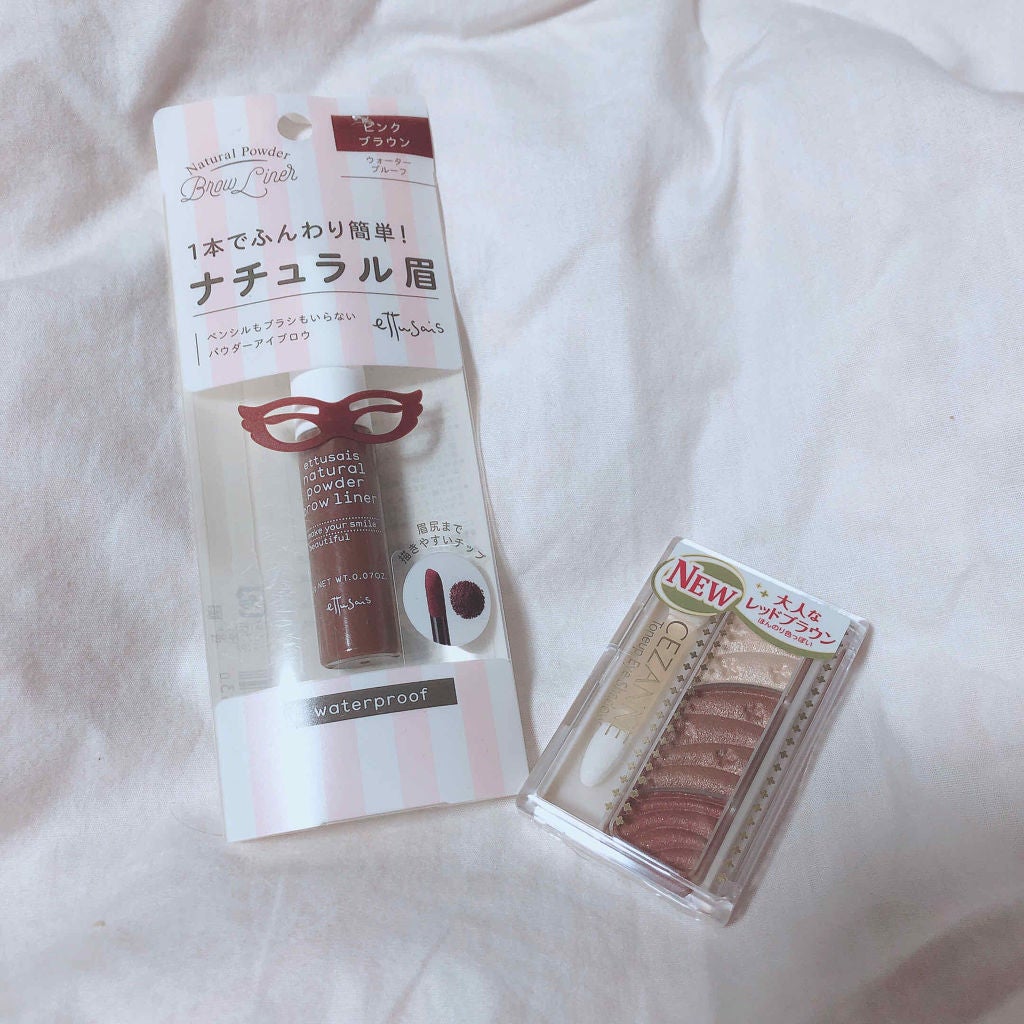 チップオン アイブロー/ettusais/パウダーアイブロウを使ったクチコミ(1枚目)