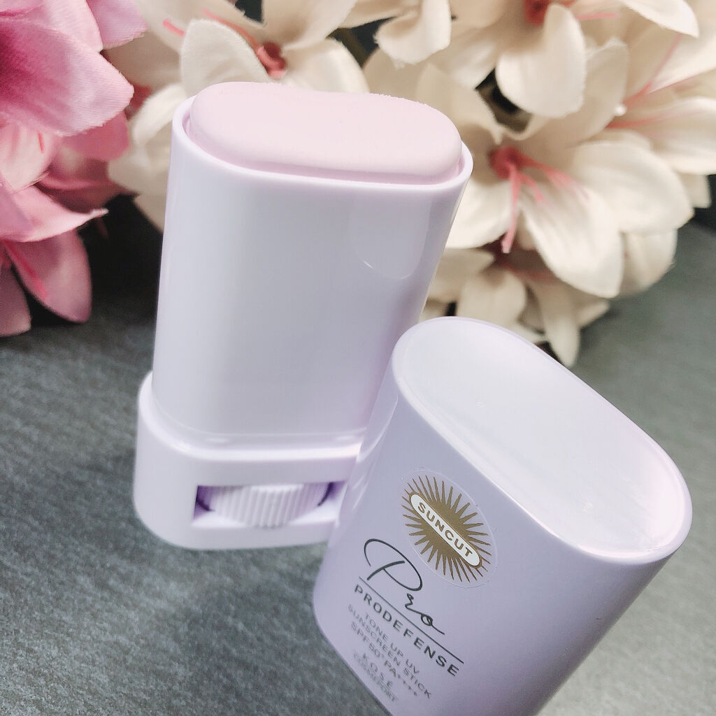 プロディフェンス トーンアップUV スティック/サンカット®/日焼け止めスティックを使ったクチコミ（2枚目）
