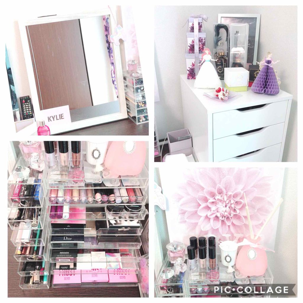 LED卓上ミラー(トレー付き)/ニトリ/その他化粧小物を使ったクチコミ（2枚目）