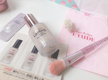 ダブルラスティング セラムファンデーション ハニーサンド/ETUDE/リキッドファンデーションを使ったクチコミ（1枚目）