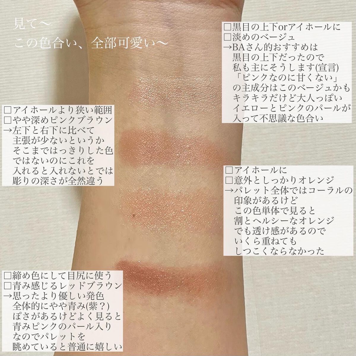 アイカラーレーション/LUNASOL/アイシャドウパレットを使ったクチコミ（2枚目）