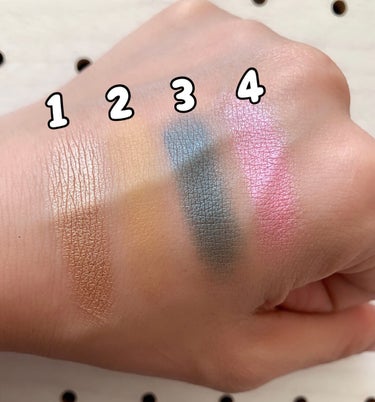 UR GLAM　BLOOMING EYE COLOR PALETTE/U R GLAM/アイシャドウパレットを使ったクチコミ（4枚目）