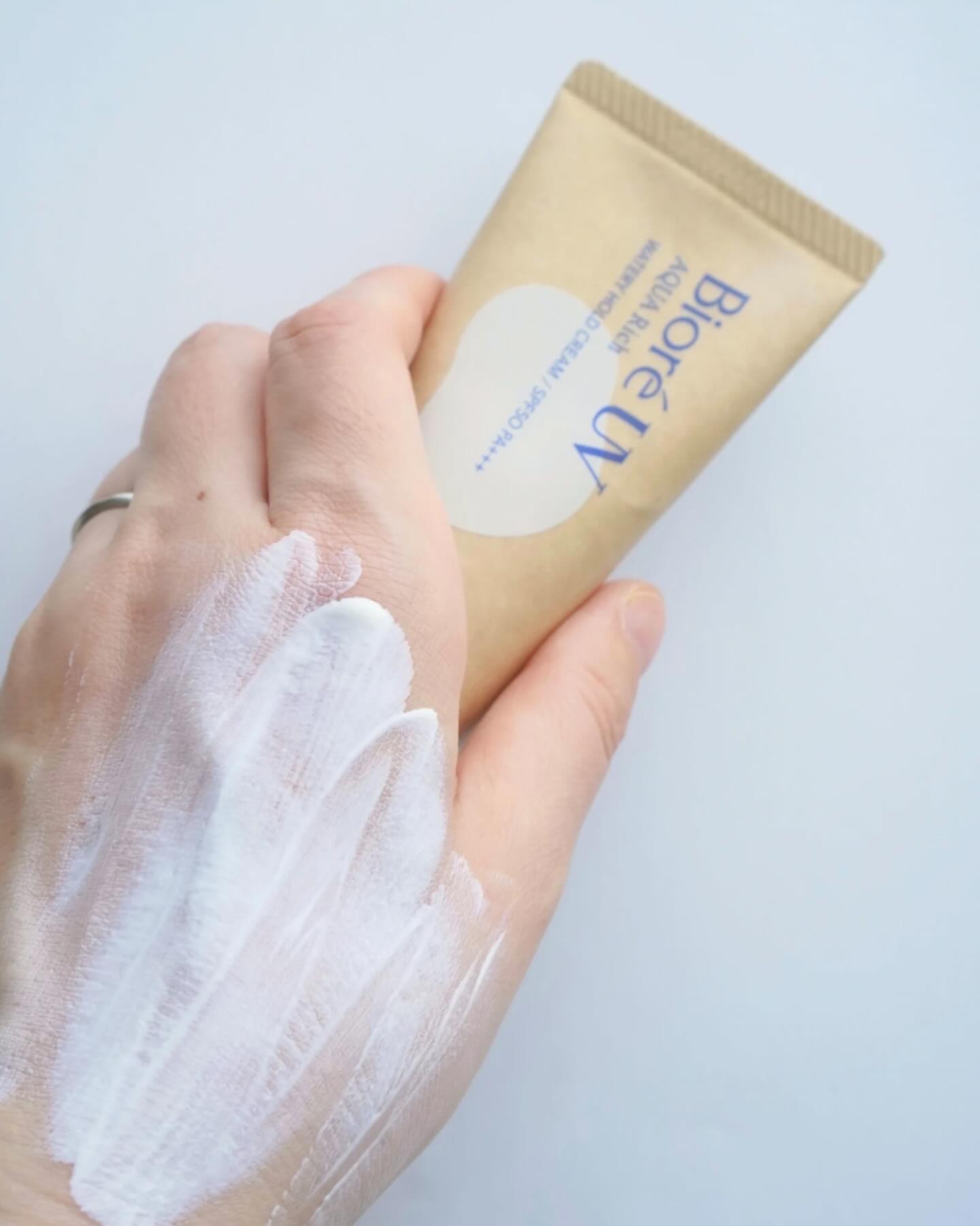 ビオレUV アクアリッチ ウォータリーホールドクリーム（水肌記憶UV）/ビオレ/日焼け止めクリーム by ぴのこ🐰フォロバ 