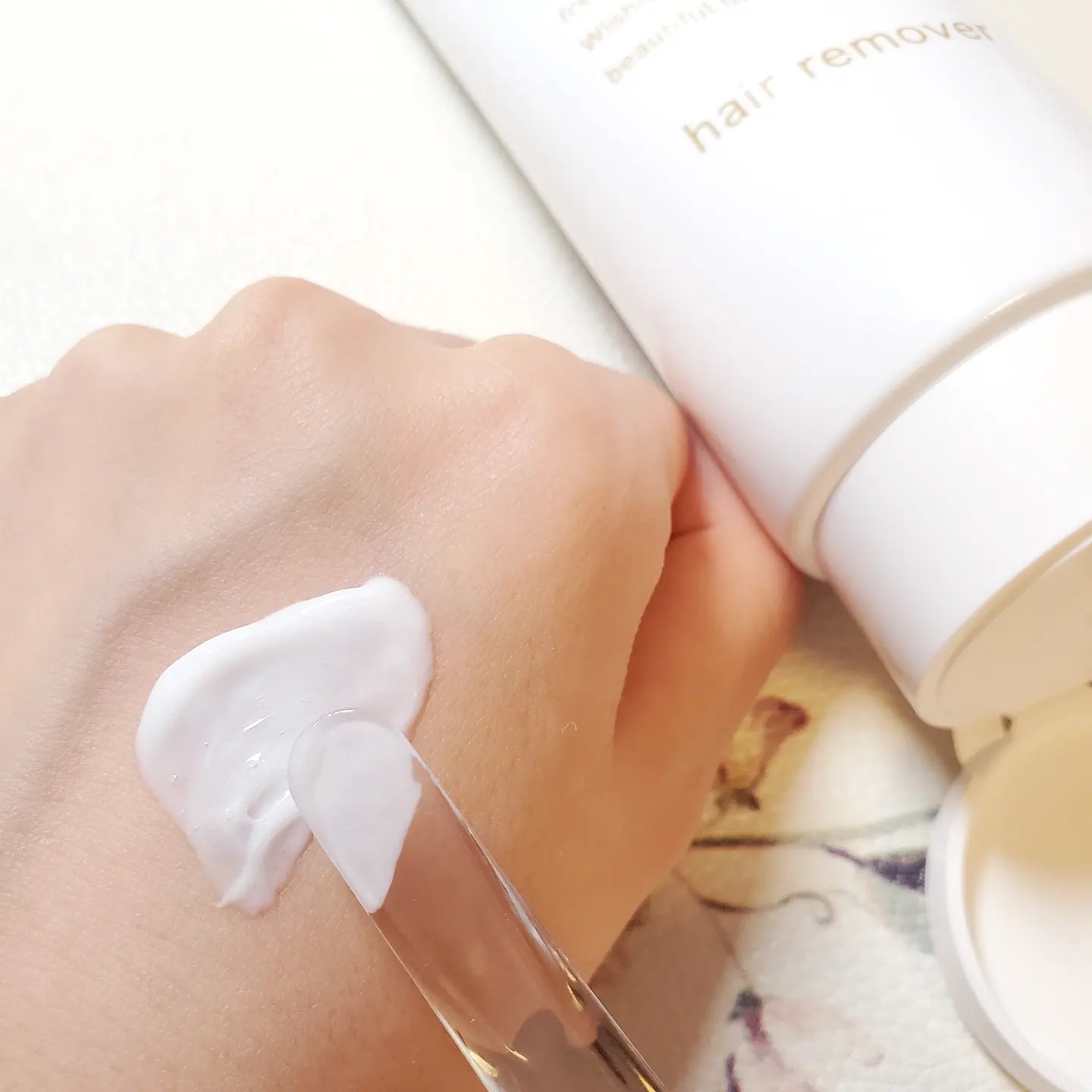 パイナップル豆乳除毛クリーム/鈴木ハーブ研究所/除毛クリームを使ったクチコミ（3枚目）