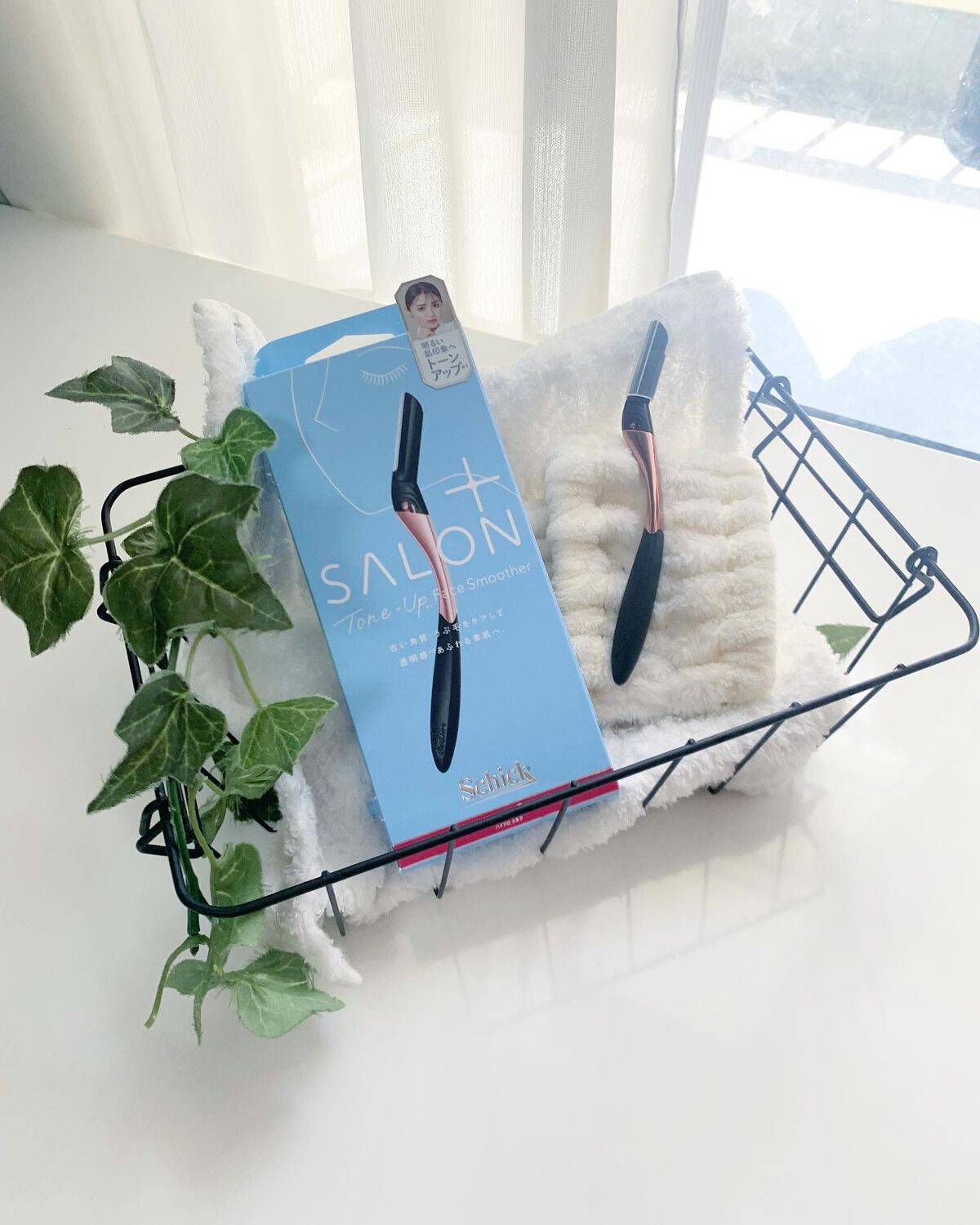 サロンプラス トーンアップ フェイススムーサー ホルダー（刃付き）/サロンプラス/シェーバーを使ったクチコミ（1枚目）