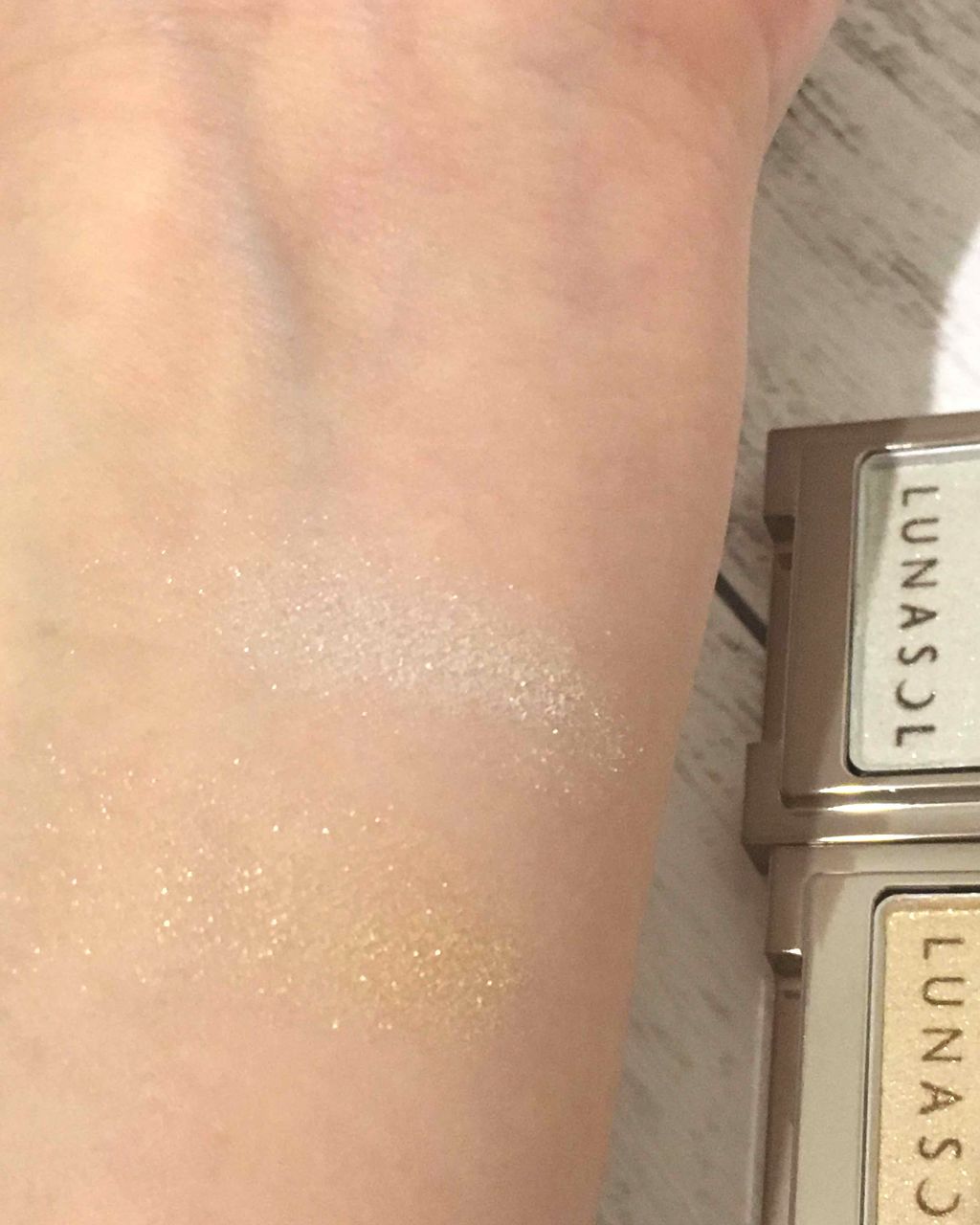 ジュエリーパウダー/LUNASOL/単色アイシャドウを使ったクチコミ（3枚目）