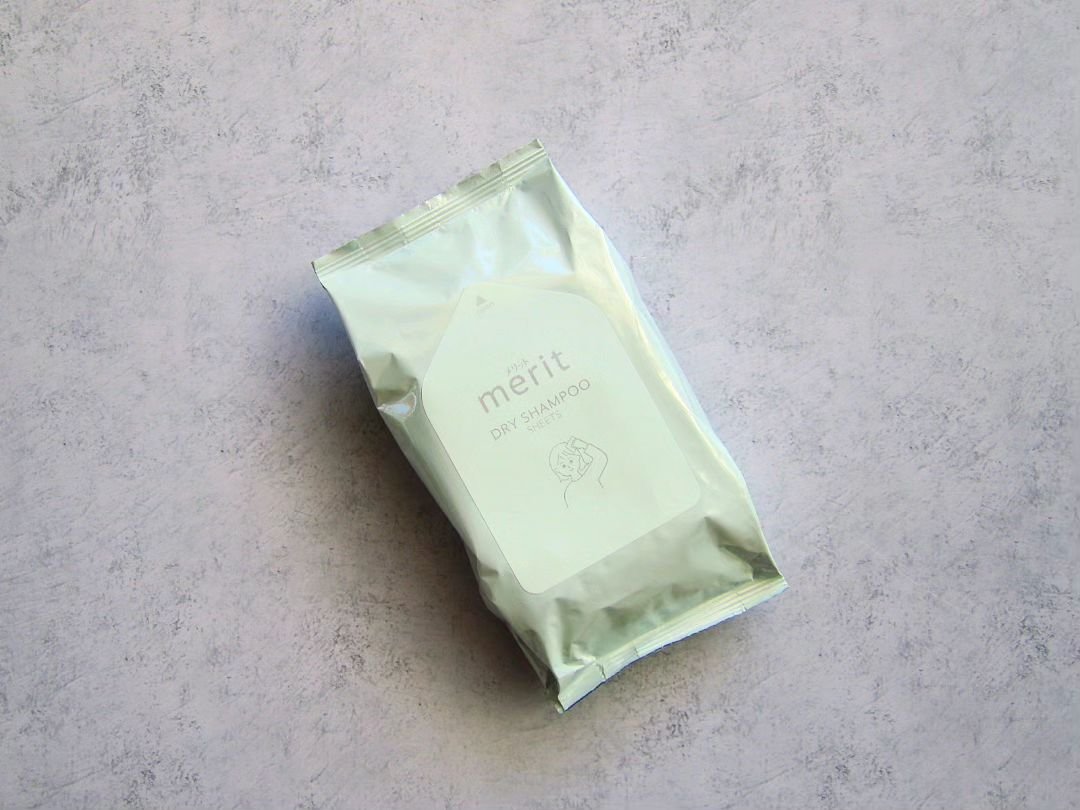 メリット ドライシャンプーシート すっきり爽快タイプ 12枚入り/メリット/ドライシャンプーを使ったクチコミ（1枚目）