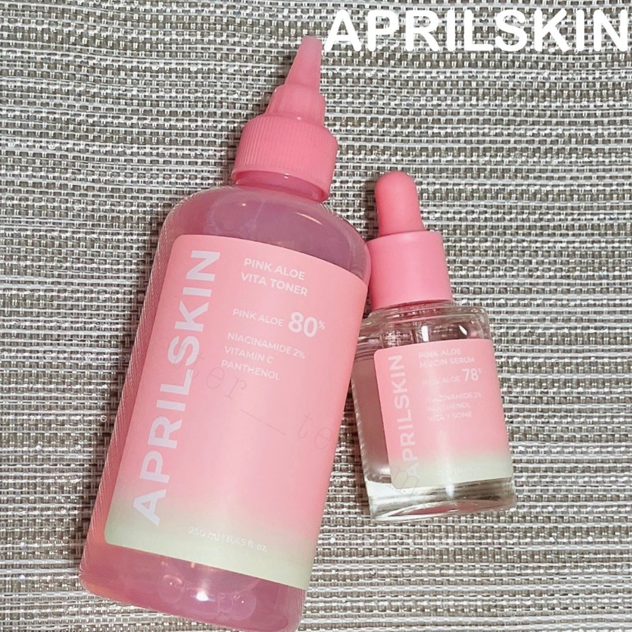 ピンクアロエビタトナー/APRILSKIN/化粧水を使ったクチコミ(1枚目)