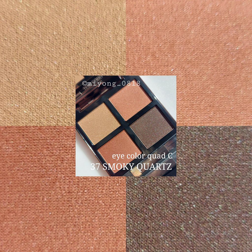 アイ カラー クォード C  37 スモーキー クォーツ/TOM FORD BEAUTY/アイシャドウパレットを使ったクチコミ（2枚目）