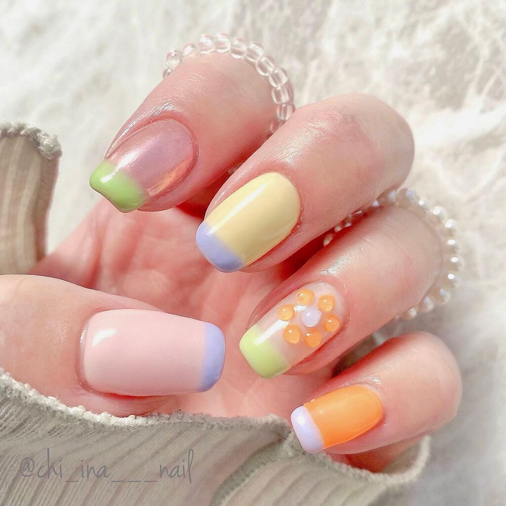 ジェルネイル（ライト対応）/セリア/ジェルネイルを使ったクチコミ（3枚目）