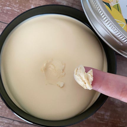 THE BODY SHOP ボディバター マンゴーのクチコミ「ザボディショップのボディバターがリニューアルされたとのことで、使ってみました🥭
96%.....」(3枚目)