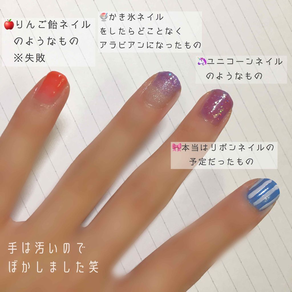 ＡＴ ネイルアートペン/Art Collection/マニキュアを使ったクチコミ（2枚目）