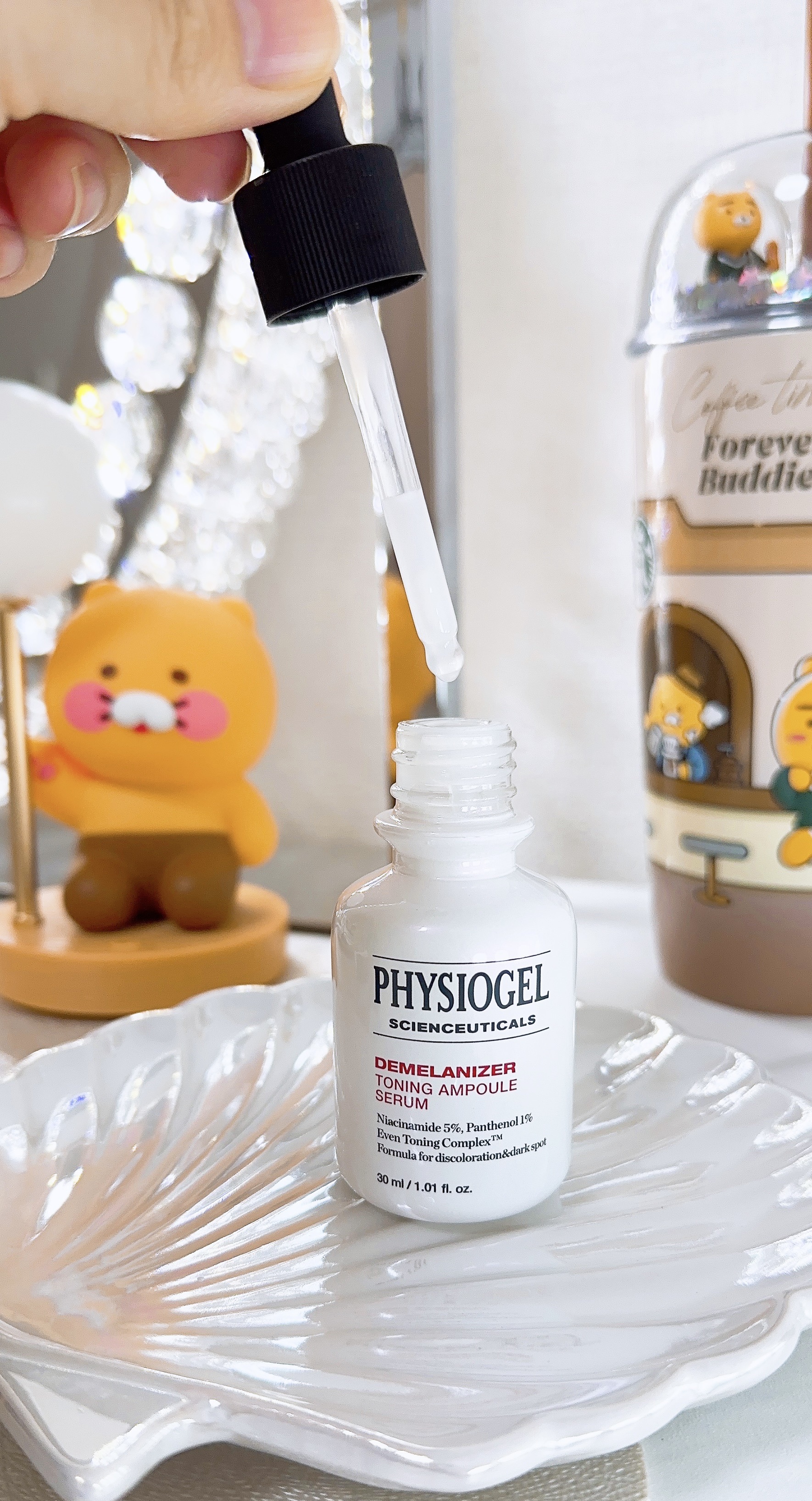 ディメラナイザートーニングアンプル/PHYSIOGEL/美容液を使ったクチコミ（3枚目）