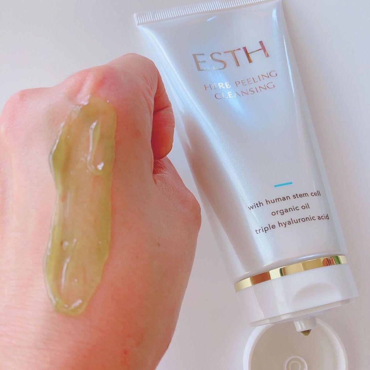 ハーブピーリングクレンジング/ESTH/クレンジングジェルを使ったクチコミ(4枚目)