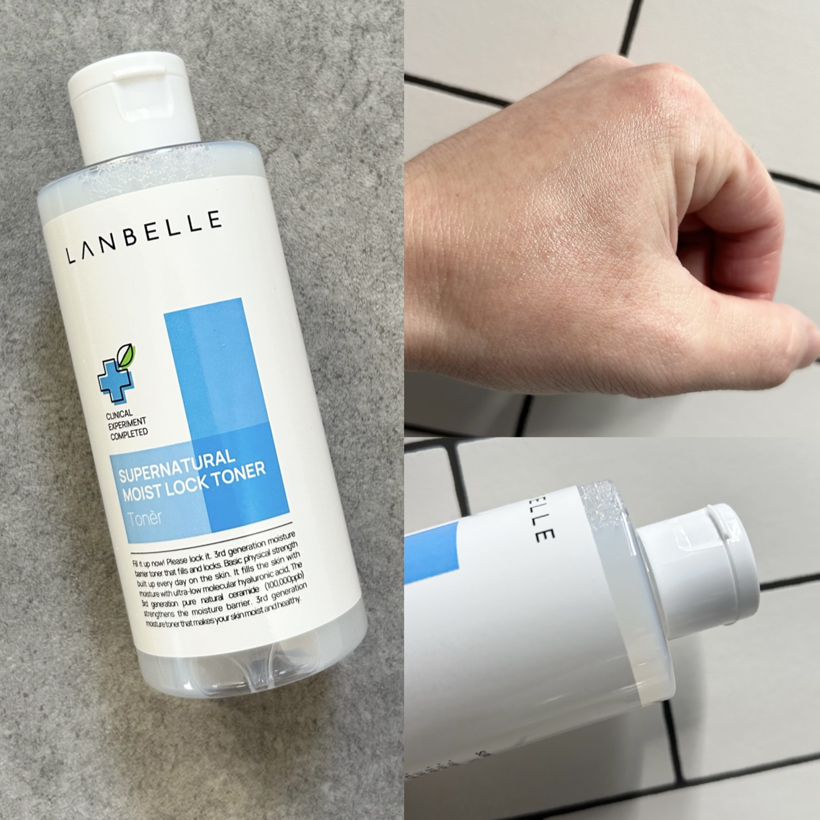 スーパーナチュラルモイストロックトナー/LANBELLE/化粧水を使ったクチコミ（2枚目）