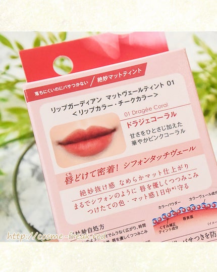 マットヴェールティント/LIPGUARDIAN/リップティントを使ったクチコミ(5枚目)