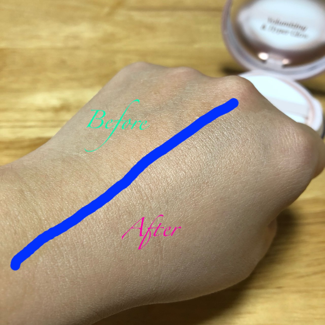 エスポア ビーグロー ボリュームクッション 23 ベージュ/espoir/クッションファンデーションを使ったクチコミ（2枚目）