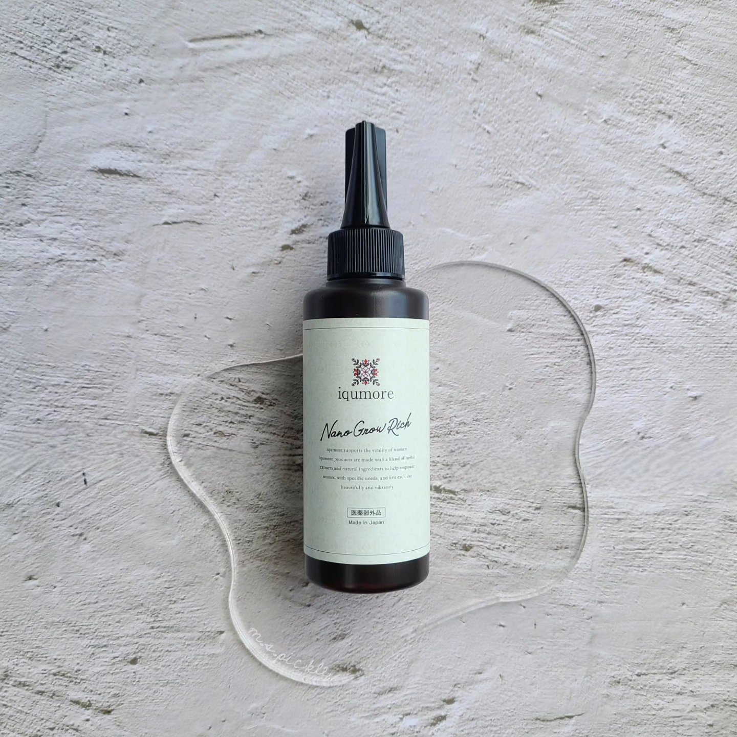 ナノグロウリッチ/iqumore/頭皮ローションを使ったクチコミ（1枚目）