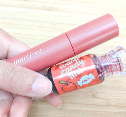 ビビッドコットン インクティント/innisfree/口紅を使ったクチコミ(3枚目)