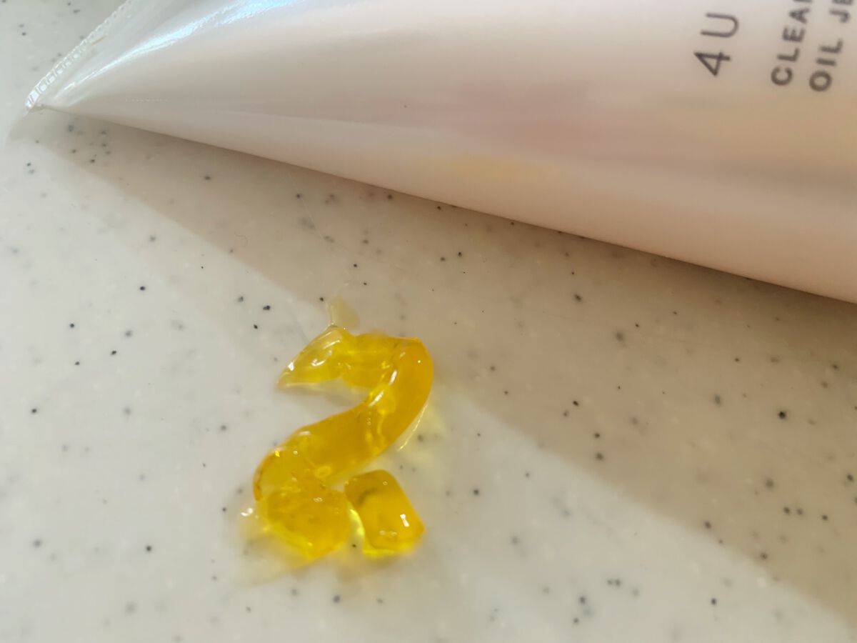 クレンジングオイルジェリー/4U care/クレンジングジェルを使ったクチコミ(2枚目)