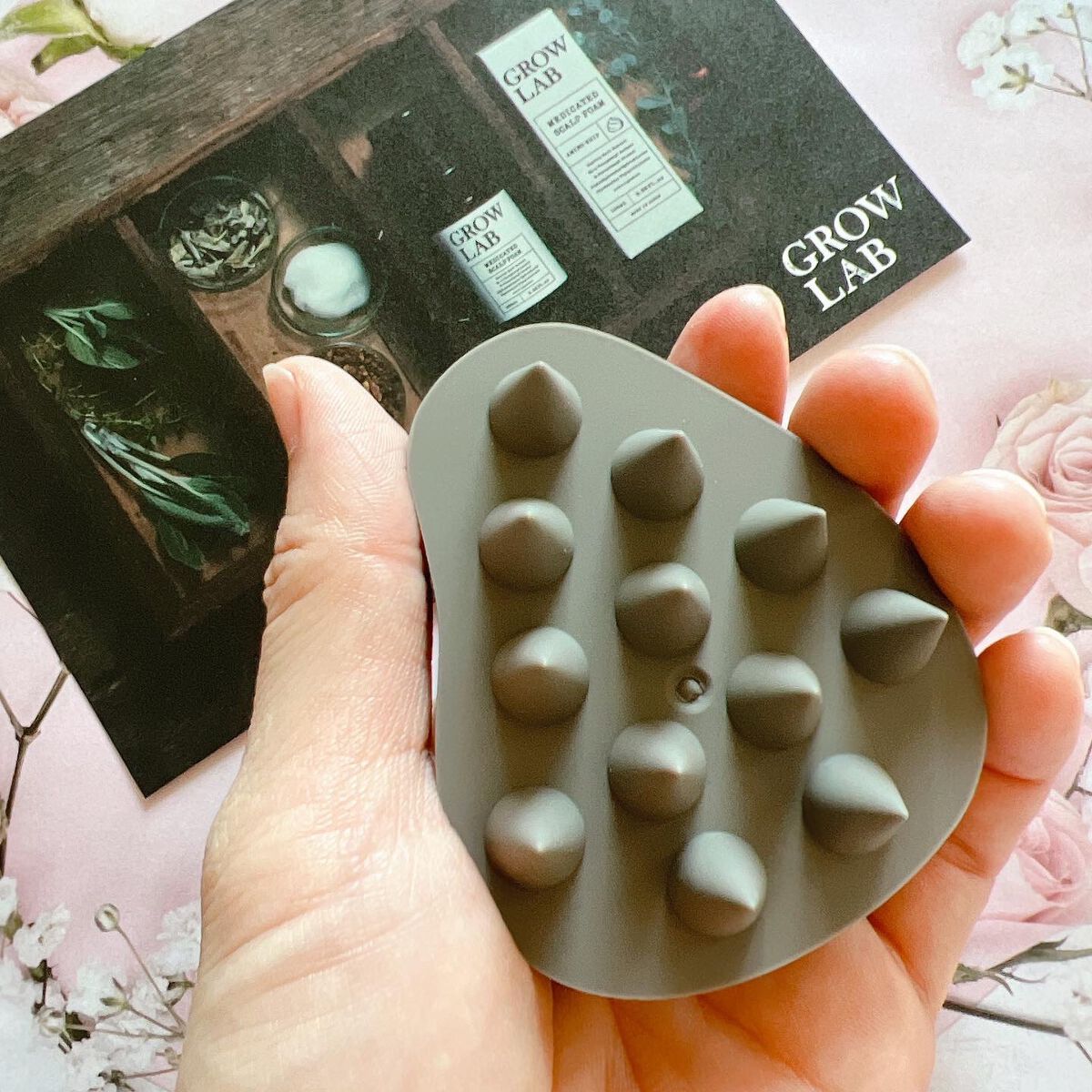 スカルプブラシ/GROW LAB/スカルプブラシを使ったクチコミ（3枚目）