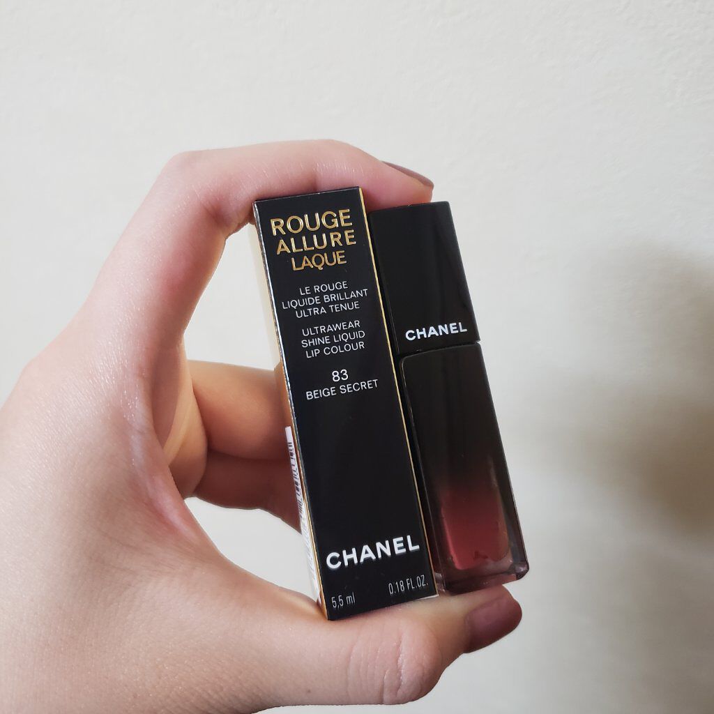 ルージュ アリュール ラック 83 ベージュ スクレ/CHANEL/口紅を使ったクチコミ（1枚目）