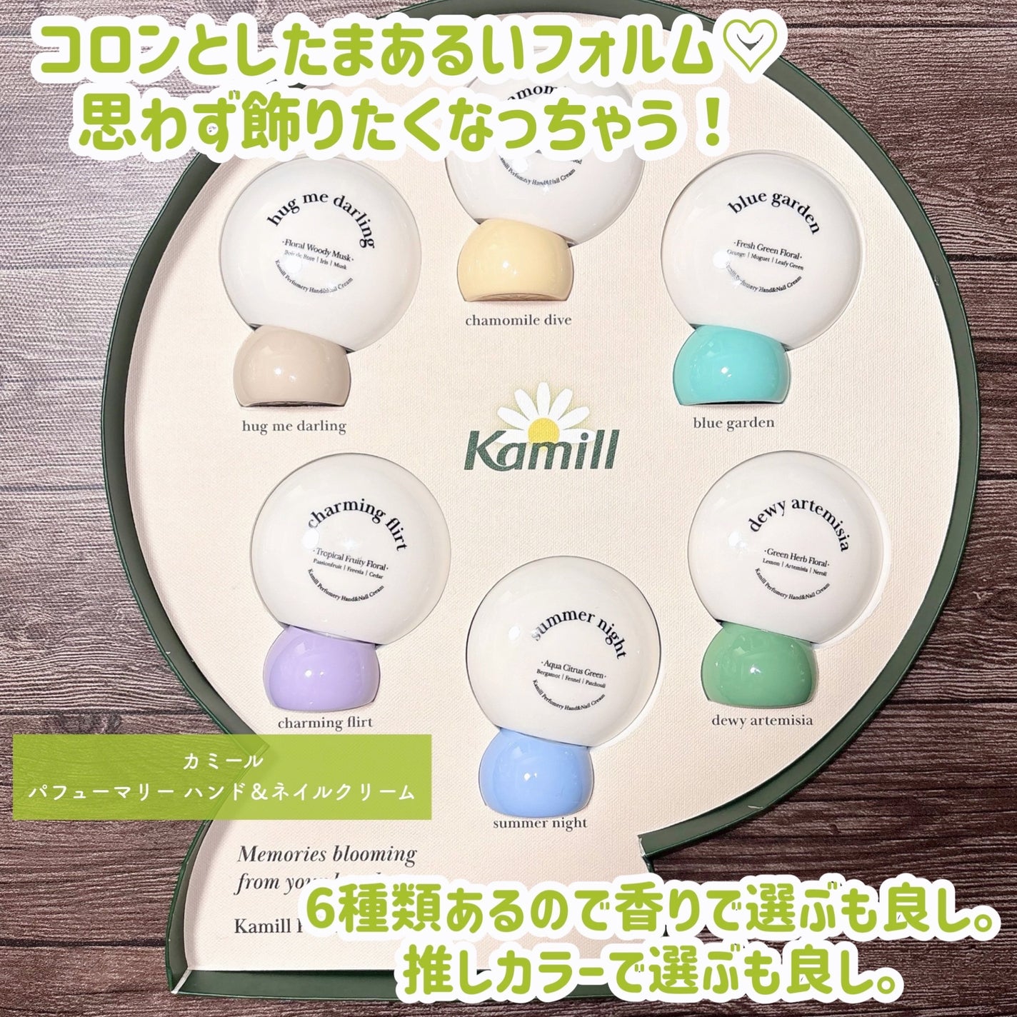 パフューマリー ハンド&ネイルクリーム デューイアルテミシア 50ml/カミール/ハンドクリームを使ったクチコミ(2枚目)