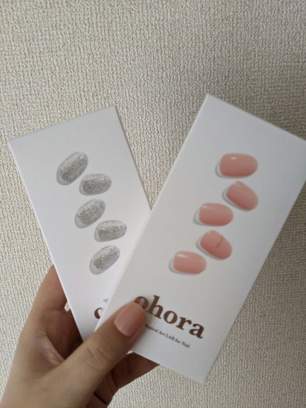 セミキュアジェルネイル(ハンド)/ohora/ネイルシールを使ったクチコミ(1枚目)