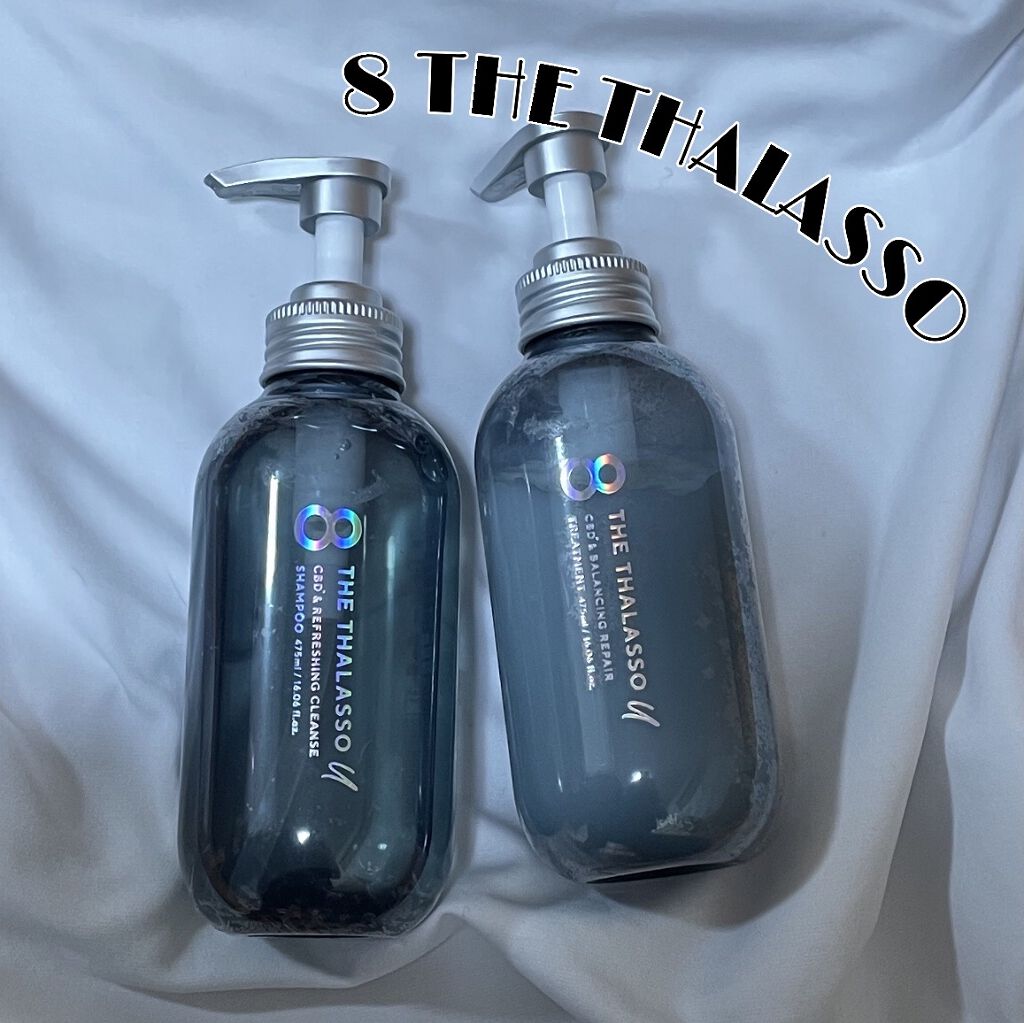 エイトザタラソ ユー CBD＆リフレッシング クレンズ 美容液シャンプー／CBD＆バランシング ダメージリペア 美容液ヘアトリートメント/エイトザタラソ/市販シャンプーを使ったクチコミ（1枚目）