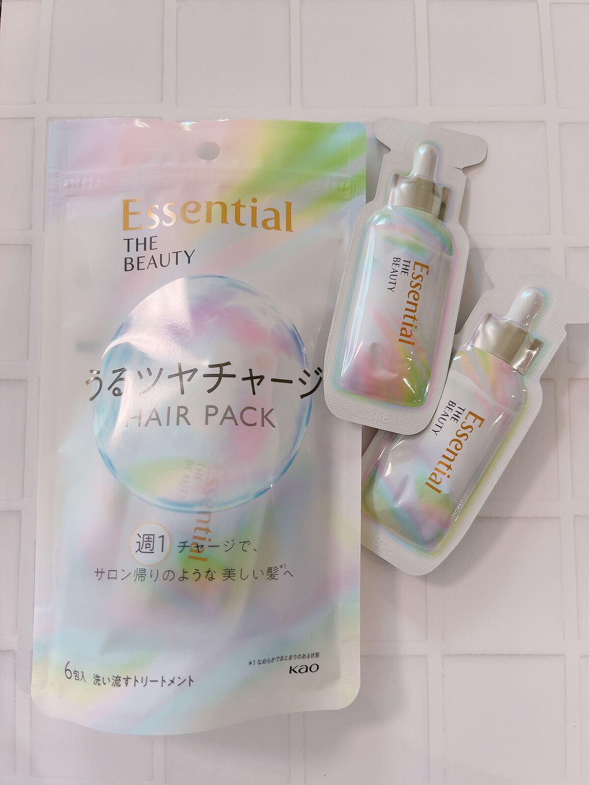 ザビューティ うるツヤチャージヘアパック/エッセンシャル/ヘアマスク・ヘアパックを使ったクチコミ(1枚目)