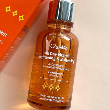 オールデイビタミンブライトニング&バランシングフェイシャルセラム/JUMISO/美容液を使ったクチコミ(6枚目)